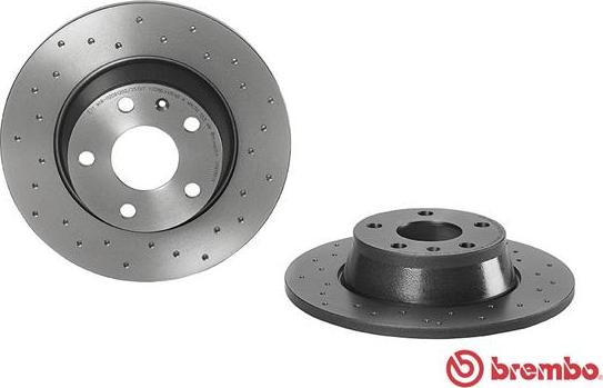 Brembo 08.9769.1X - Bremžu diski www.autospares.lv