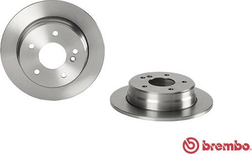 Brembo 08.4738.24 - Bremžu diski www.autospares.lv