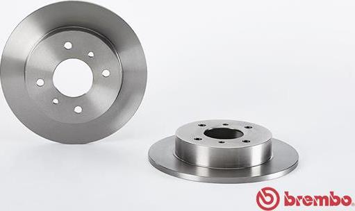 Brembo 08.5443.10 - Bremžu diski autospares.lv