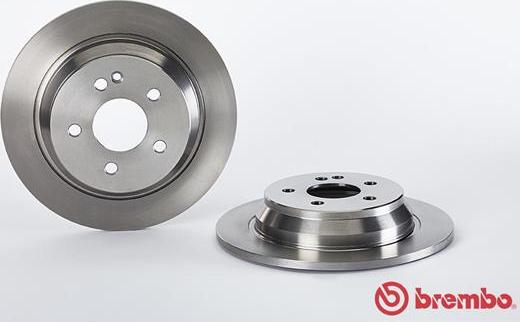 Brembo 08.8405.10 - Bremžu diski www.autospares.lv