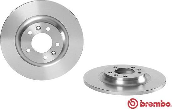 Brembo 08.8682.10 - Bremžu diski www.autospares.lv