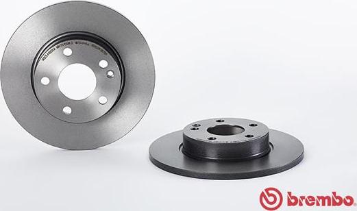 Brembo 08.8679.11 - Bremžu diski www.autospares.lv