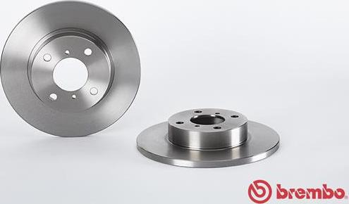 Brembo 08.8705.10 - Bremžu diski www.autospares.lv