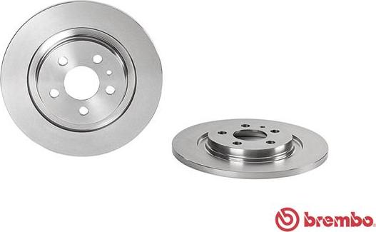 Brembo 08.7955.10 - Bremžu diski www.autospares.lv