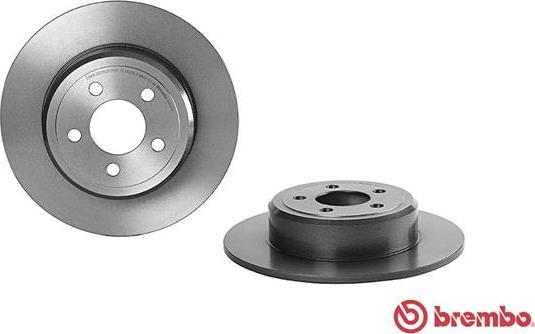 Brembo 08.A403.11 - Bremžu diski www.autospares.lv