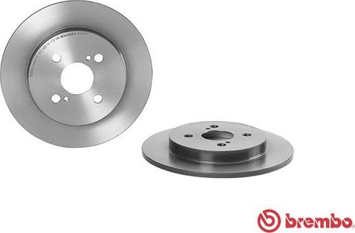 Brembo 08.A534.11 - Bremžu diski www.autospares.lv