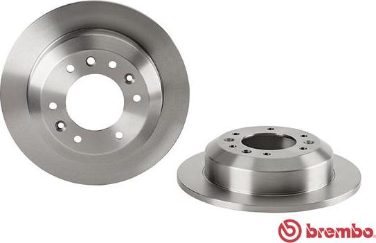 Brembo 08.A363.10 - Bremžu diski www.autospares.lv