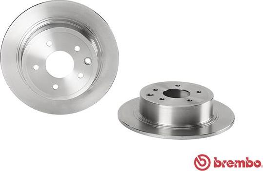 Brembo 08.A715.10 - Bremžu diski www.autospares.lv