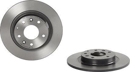 Brembo 08.D222.11 - Bremžu diski www.autospares.lv