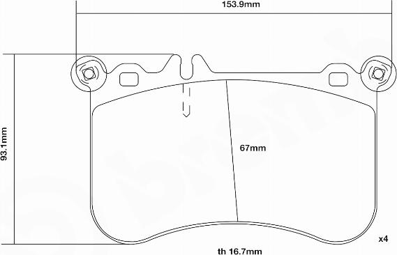 Brembo 07.B314.94 - Augstas veiktspējas bremžu uzliku komplekts www.autospares.lv