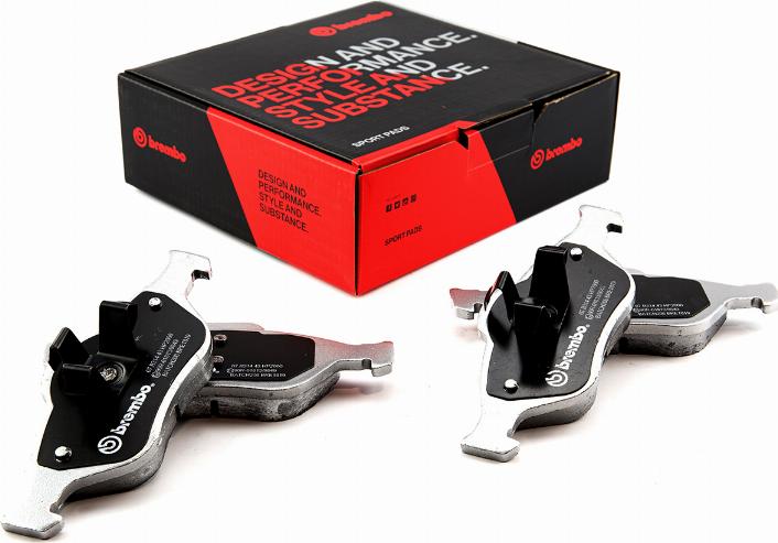 Brembo 07.B314.43 - High Performance Brake Pad Set www.autospares.lv