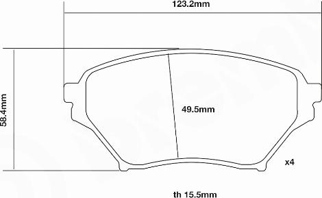 Brembo 07.B314.07 - Augstas veiktspējas bremžu uzliku komplekts www.autospares.lv