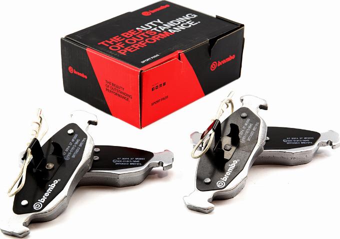 Brembo 07.B314.37 - High Performance Brake Pad Set www.autospares.lv