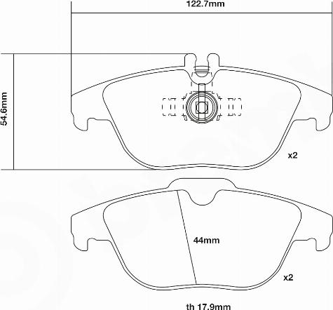 Brembo 07.B315.65 - Augstas veiktspējas bremžu uzliku komplekts www.autospares.lv