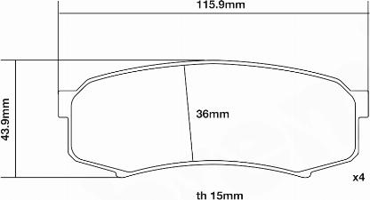 Brembo 07.B315.68 - Augstas veiktspējas bremžu uzliku komplekts autospares.lv