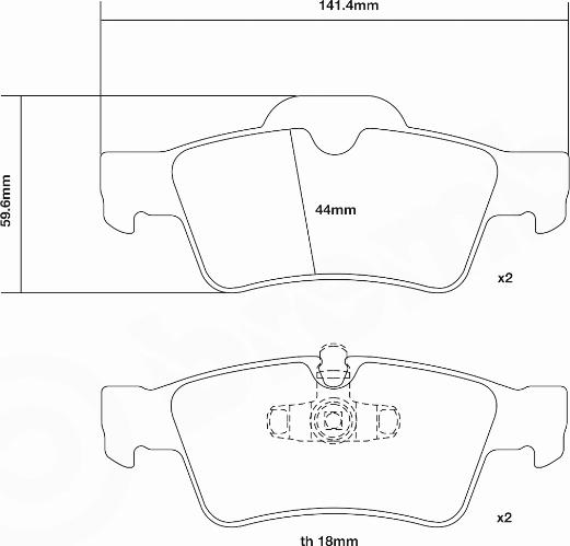 Brembo 07.B315.63 - Augstas veiktspējas bremžu uzliku komplekts www.autospares.lv