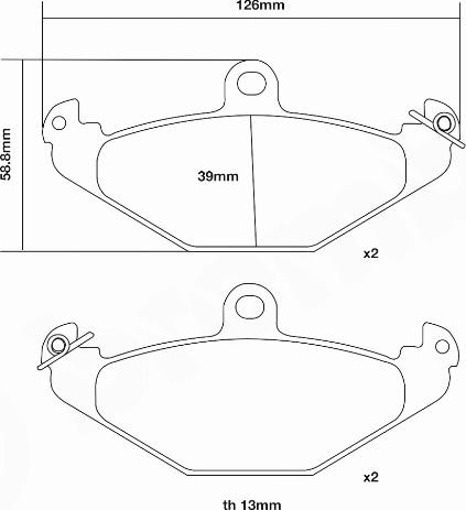 Brembo 07.B315.06 - Augstas veiktspējas bremžu uzliku komplekts www.autospares.lv