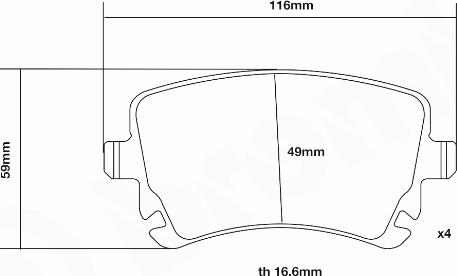 Brembo 07.B315.00 - Augstas veiktspējas bremžu uzliku komplekts autospares.lv