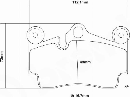 Brembo 07.B315.16 - Augstas veiktspējas bremžu uzliku komplekts www.autospares.lv