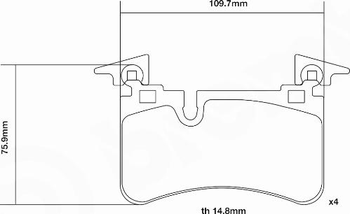 Brembo 07.B315.80 - Augstas veiktspējas bremžu uzliku komplekts www.autospares.lv