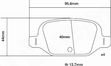 Brembo 07.B315.30 - Комплект высокоэффективных тормозных колодок www.autospares.lv