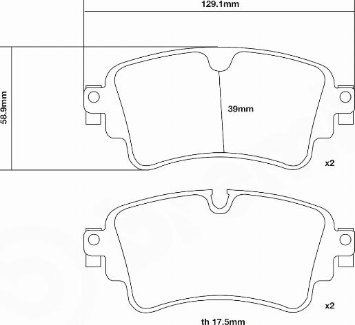 Brembo 07.B315.74 - Augstas veiktspējas bremžu uzliku komplekts www.autospares.lv