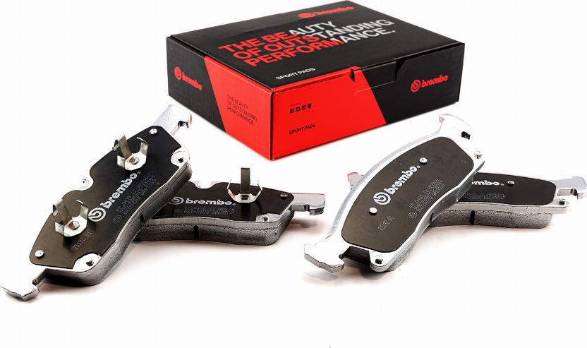 Brembo 07.D435.12 - Augstas veiktspējas bremžu uzliku komplekts www.autospares.lv