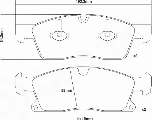 Brembo 07.D435.12 - Augstas veiktspējas bremžu uzliku komplekts www.autospares.lv