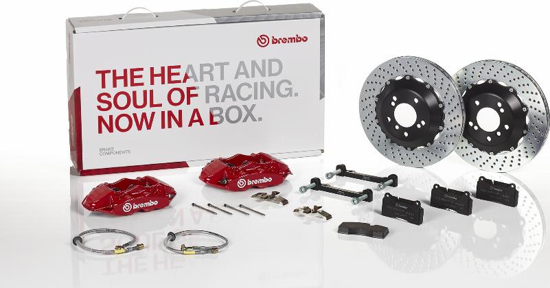 Brembo 2P1.9011A_ - Augstas veiktspējas bremžu komplekts autospares.lv