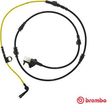 Brembo A 00 498 - Warning Contact, brake pad wear www.autospares.lv