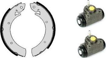 Brembo H 50 007 - Brake Shoe Set www.autospares.lv