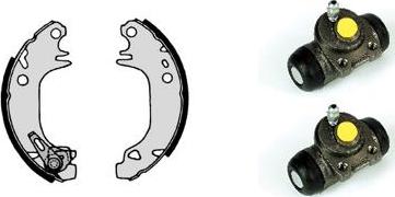 Brembo H 61 057 - Bremžu loku komplekts www.autospares.lv