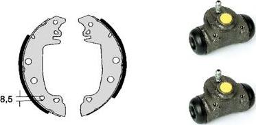 Brembo H 61 039 - Brake Shoe Set www.autospares.lv