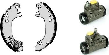 Brembo H 61 035 - Brake Shoe Set www.autospares.lv