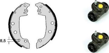 Brembo H 61 033 - Brake Shoe Set www.autospares.lv