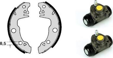 Brembo H 61 027 - Brake Shoe Set www.autospares.lv