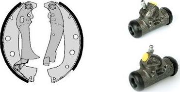 Brembo H 68 004 - Brake Shoe Set www.autospares.lv