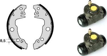 Brembo H 68 016 - Bremžu loku komplekts www.autospares.lv