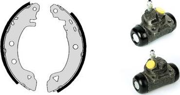 Brembo H 68 036 - Bremžu loku komplekts www.autospares.lv