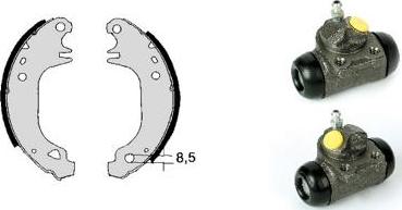 Brembo H 68 025 - Bremžu loku komplekts autospares.lv