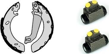 Brembo H 24 055 - Bremžu loku komplekts www.autospares.lv