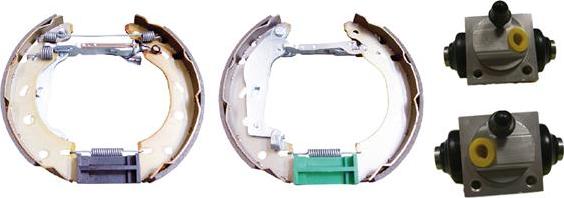 Brembo K 50 008 - Комплект тормозных колодок, барабанные www.autospares.lv