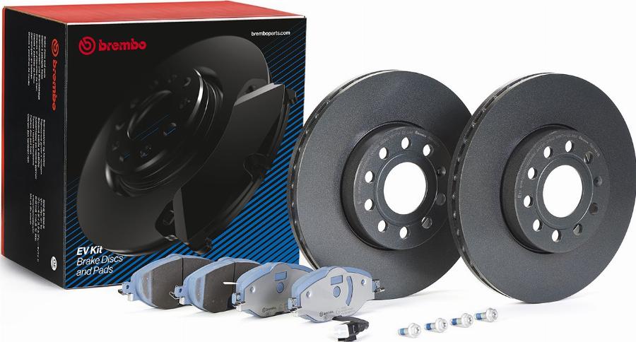 Brembo KT 08 038 - Bremžu komplekts, Disku bremzes www.autospares.lv