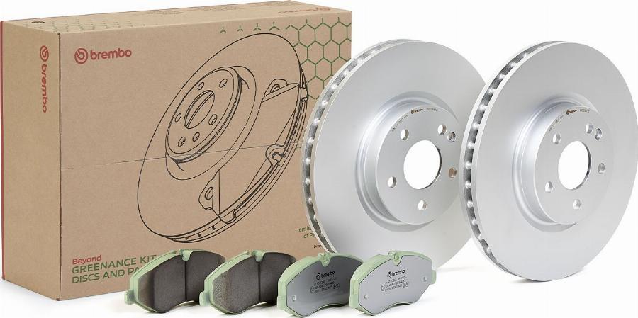 Brembo KT 10 031 - Bremžu komplekts, Disku bremzes www.autospares.lv