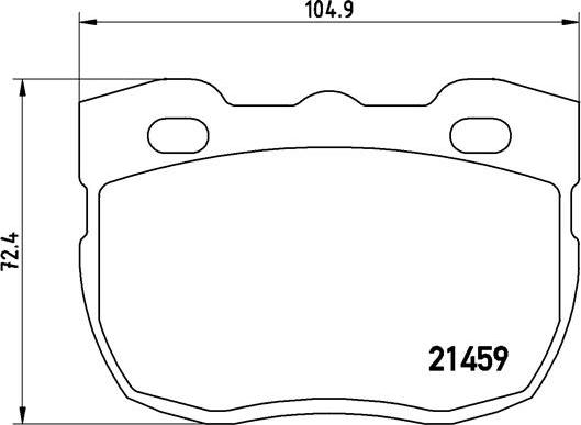 Brembo P 99 001 - Bremžu uzliku kompl., Disku bremzes autospares.lv