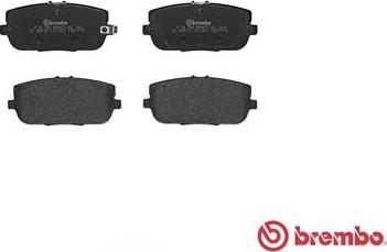 Brembo P 49 044 - Bremžu uzliku kompl., Disku bremzes www.autospares.lv