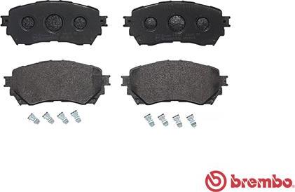 Brembo P 49 048 - Bremžu uzliku kompl., Disku bremzes www.autospares.lv