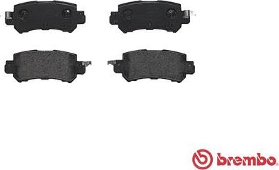 Brembo P 49 047X - Brake Pad Set, disc brake www.autospares.lv