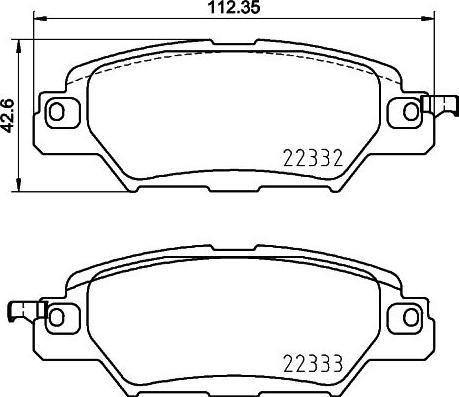 Ferodo FSL5116 - Bremžu uzliku kompl., Disku bremzes www.autospares.lv