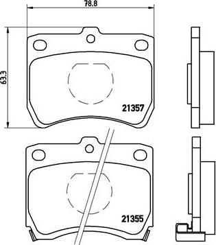 Brembo P 49 013 - Bremžu uzliku kompl., Disku bremzes autospares.lv